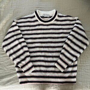 Everlane The Cocoon Crew in Alpaca Stripe